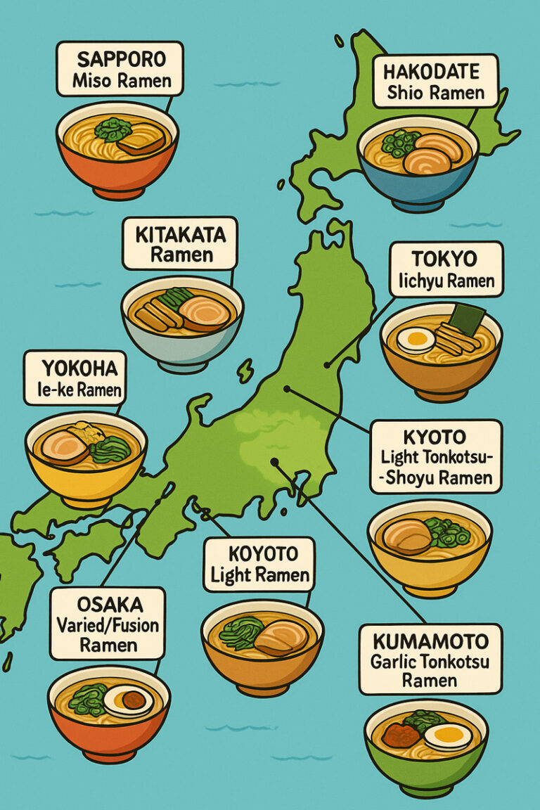 Japanese Regions and Ramen
