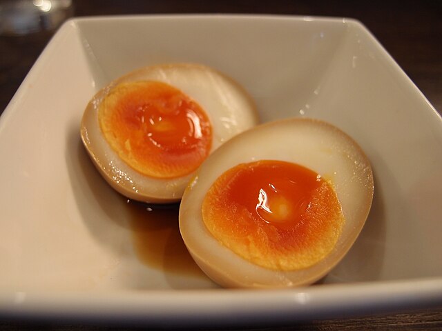 Ramen Toppings: Ajitama (Seasoned Soft-Boiled Egg)