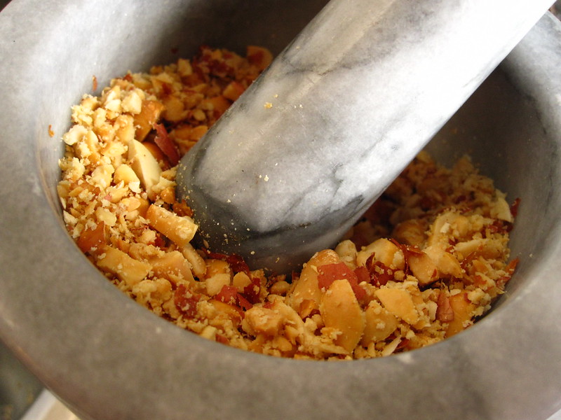 Ramen Toppings - Crushed Peanuts. Image courtesy of Moira Clunie via Flickr Commons.