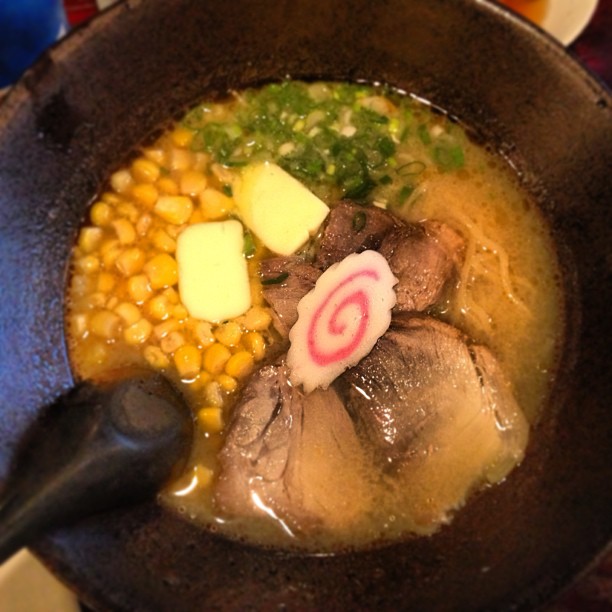 Types of Ramen: Butter Corn Ramen. Image courtesy of Todd Lappin via Flickr Commons.
