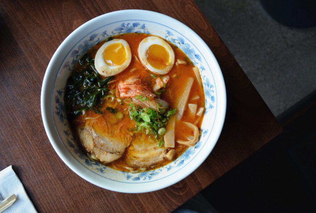 Types of Ramen: Kimchi Ramen. Image courtesy of jpellgen (1105_jp) via Flickr Commons.