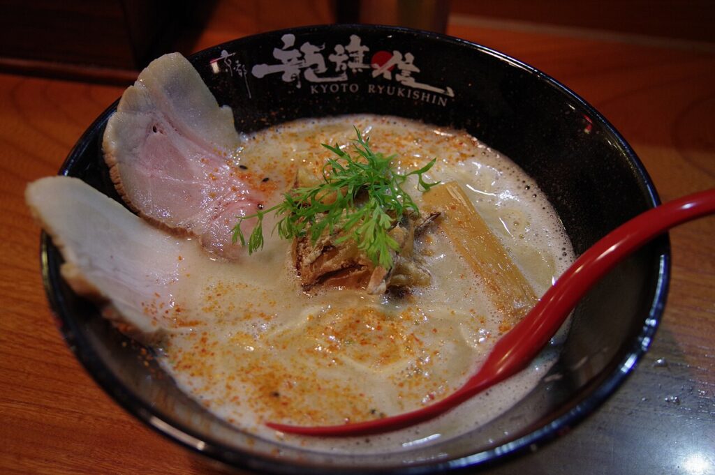 Types of Ramen: Kyoto Ramen. Image courtesy of wikipedia.