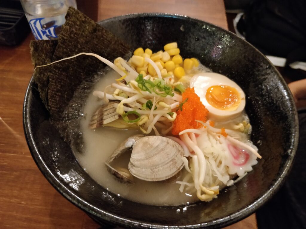 Types of Ramen: Seafood Ramen. Image courtesy of Alpha via Flickr Commons.
