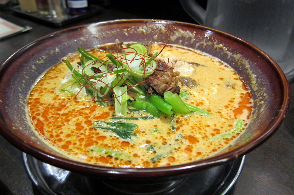 Types of Ramen: Tantanmen Ramen. Image courtesy of Wally Gobetz via Flickr Commons.