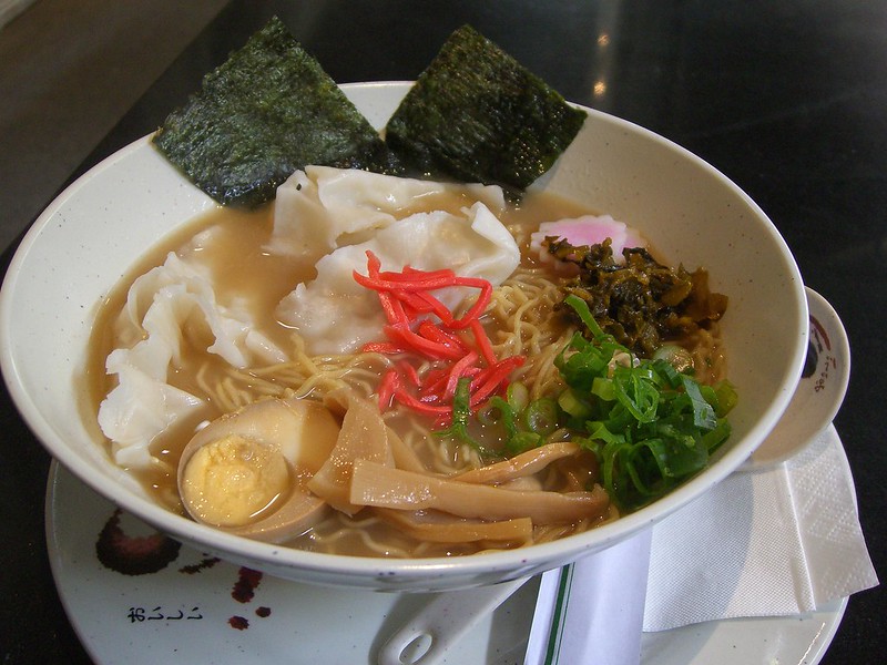 Seafood Tonkotsu Ramen. Image courtesy of Alpha via Flickr Commons.